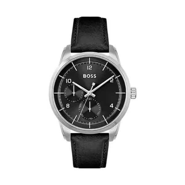 Hugo Boss Montre Homme BOSS BLACK SPORT LUX en Cuir Noir