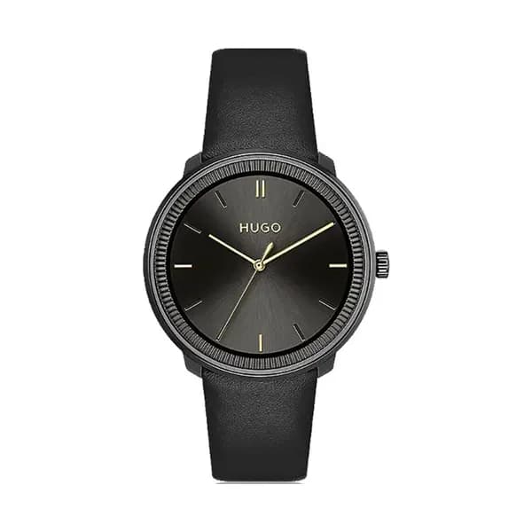 Hugo Montre Hugo Collection #Fluid en Métal Noir