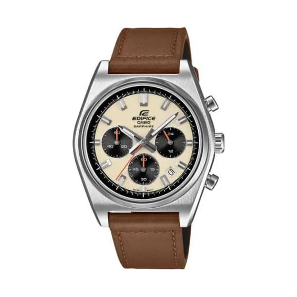 Casio Edifice Montre Casio Edifice - Chronographe Sport - CUIR - EFB-730L-7AV