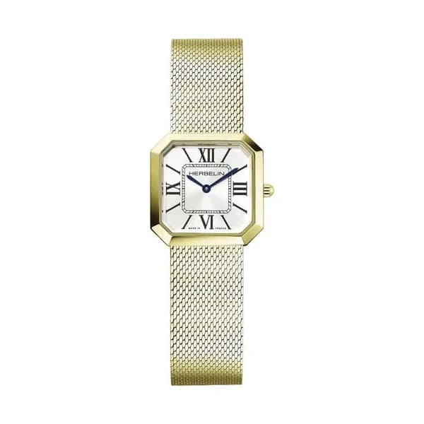 Michel Herbelin Montre Michel Herbelin Octogone Acier PVD Doré - 17426BP08