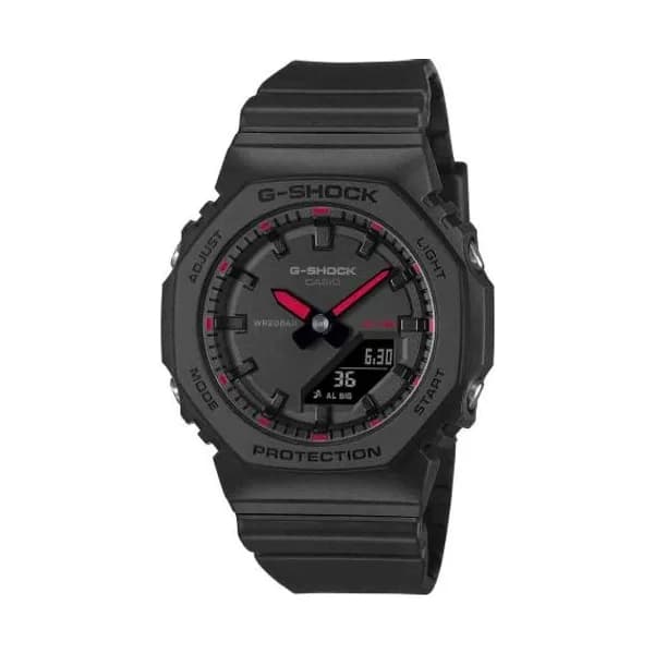 Casio Montre GShock Classic - Série GMA- P2100SA - Noir Rose fluo 46 x 40.2 mm- GMA-P2100SA-1A1