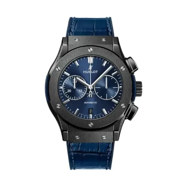Hublot Ceramic Blue Chronograph