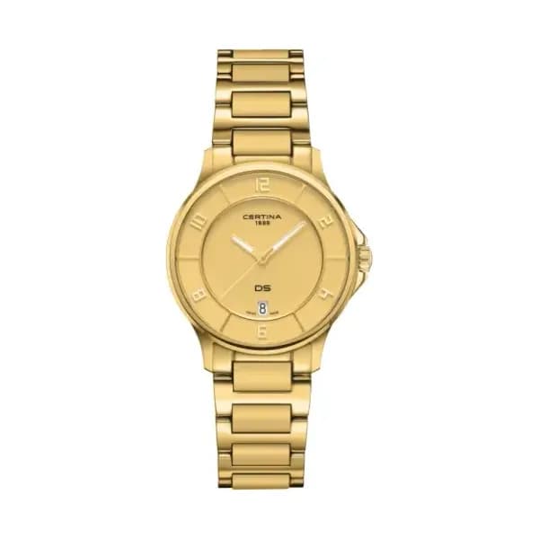 Certina Montre Certina DS-6 Lady Quartz Cadran Jaune