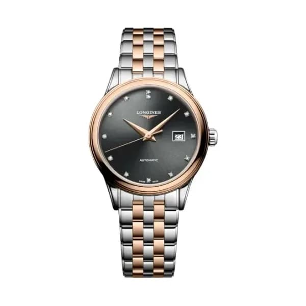 Longines Montre Longines Flagship classic 30 mm Automatique Cadran Sunray anthracite Bracelet Acier