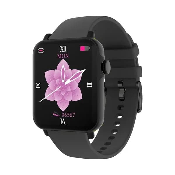 Smarty Montre Connectée Smarty Collection Level en Silicone Noir