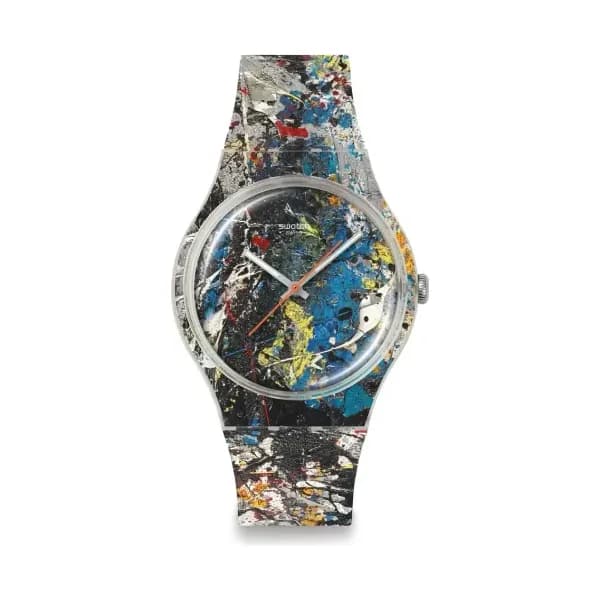 Swatch Montre quartz Mixte Swatch x guggenheim Multicolore