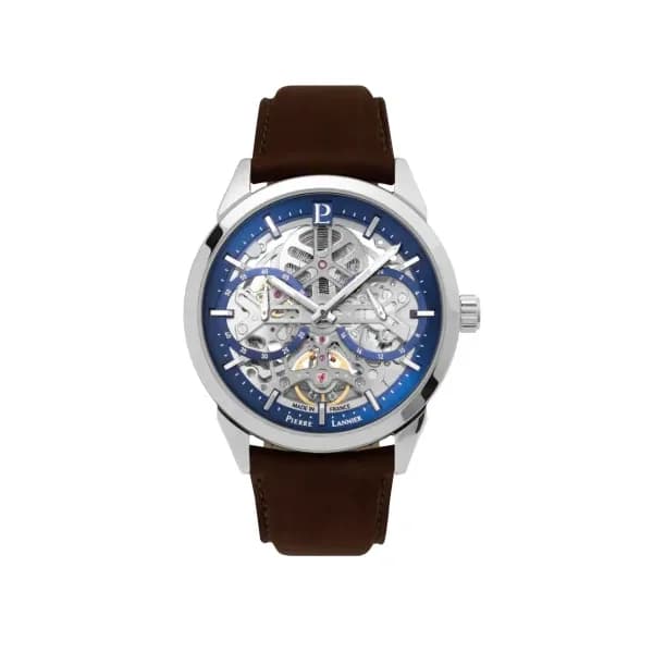 Pierre Lannier Montre automatique Homme Monarck Argenté