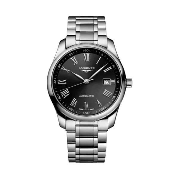 Longines Montre Longines Master Collection 40 mm Automatique Cadran Noir Bracelet Acier