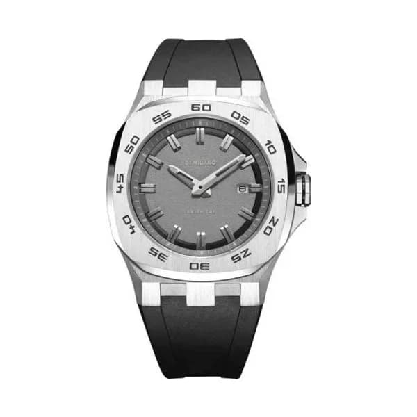 D1 Milano Montre D1 Milano Delta 001 Thunder Quartz - 41.5 mm- Cadran Gris Foncé - DTRJ01