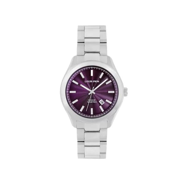 Louis Pion Montre quartz Homme Adrien Violet