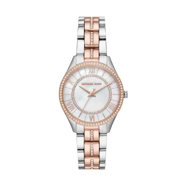 Michael Kors Montre Michael Kors en Acier Argenté et Doré Rose
