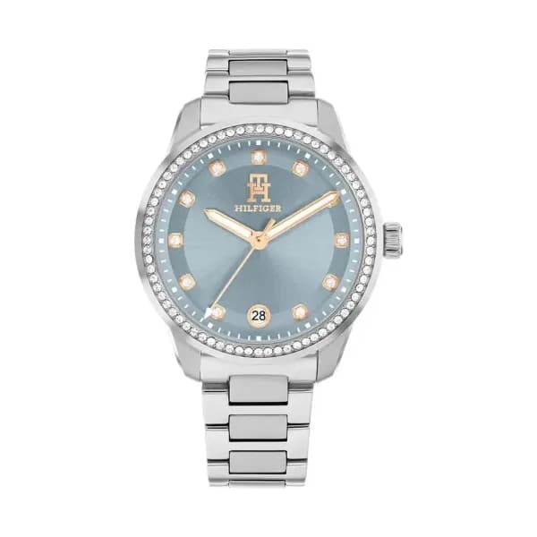 Tommy Hilfiger Montre Tommy Hilfiger Th85 Crystals Bleu Sky