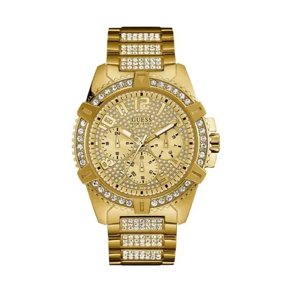 Guess Montre Homme GUESS en Acier Jaune Etanche
