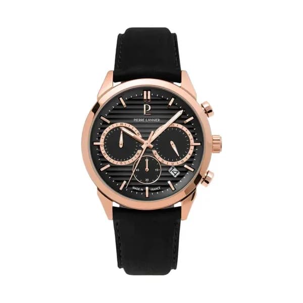 Pierre Lannier Montre Pierre Lannier Monarck Noir