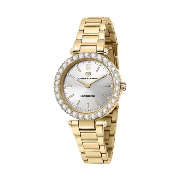 Chiara Ferragni Montre Analogique Femme Chiara Ferragni Métal Jaune R1953103501