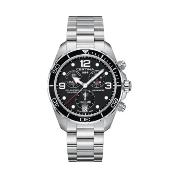 Certina Montre Certina DS Action Chronograph Quartz Cadran Noir