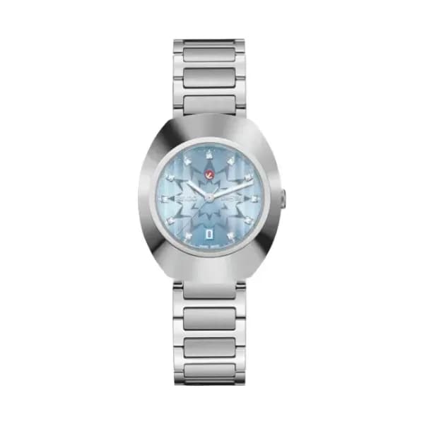 Rado Montre Rado DiaStar Original Automatique 30mm Cadran Bleu Glacier Index Diamants