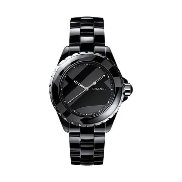 Chanel Montre CHANEL J12 Untitled cadran noir bracelet céramique haute résistance noire ed. limitée 1200 ex. 38 mm