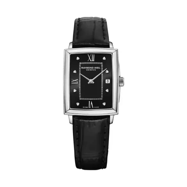 Raymond Weil Montre Toccata Square 22 x 28 mm - Cadran noir 5925-STC-00295