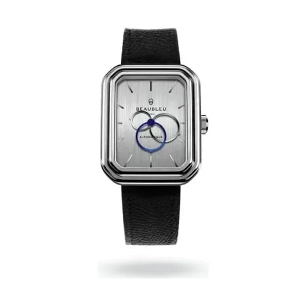 Beaubleu Montre Beaubleu Ecce Figura Vesperal Bracelet Cuir Noir