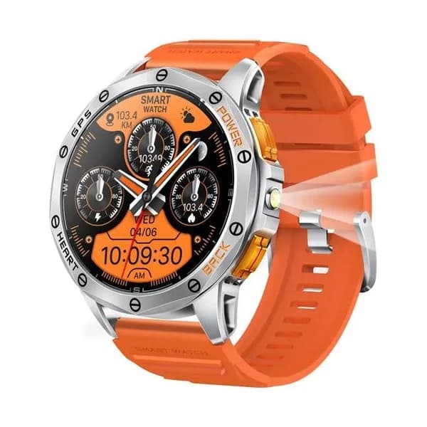 Smarty Montre Connectée Smarty Collection GPS Motion Trail en Silicone Orange