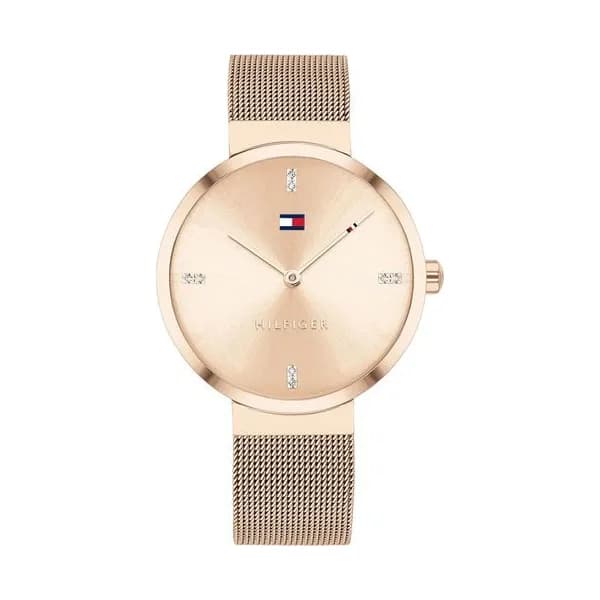 Tommy Hilfiger Montre Tommy Hilfiger en Acier Doré Rose