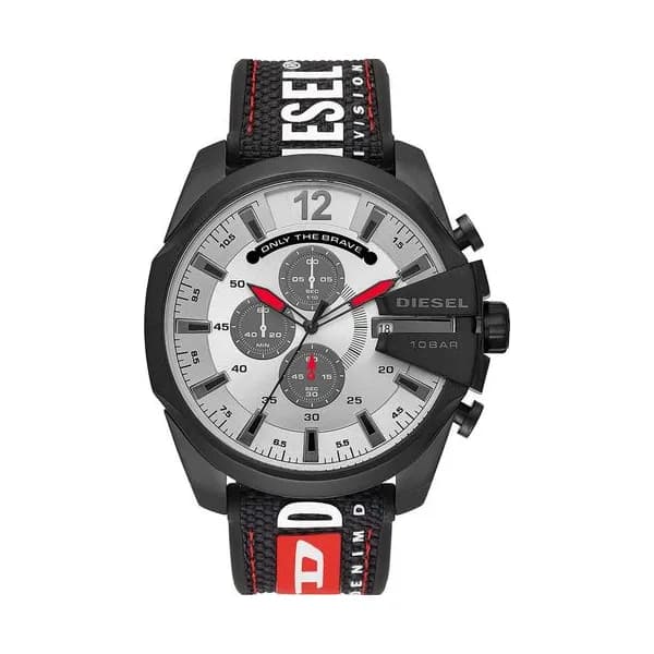 Diesel Montre Diesel Collection Mega Chief en Nylon Noir