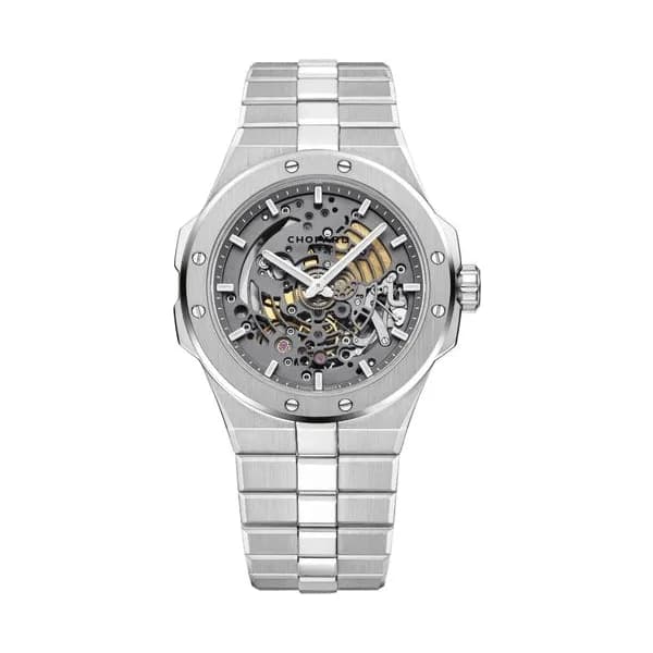 Chopard Montre Chopard Alpine Eagle 41 XP TT automatique cadran squelette bracelet titane 41 mm