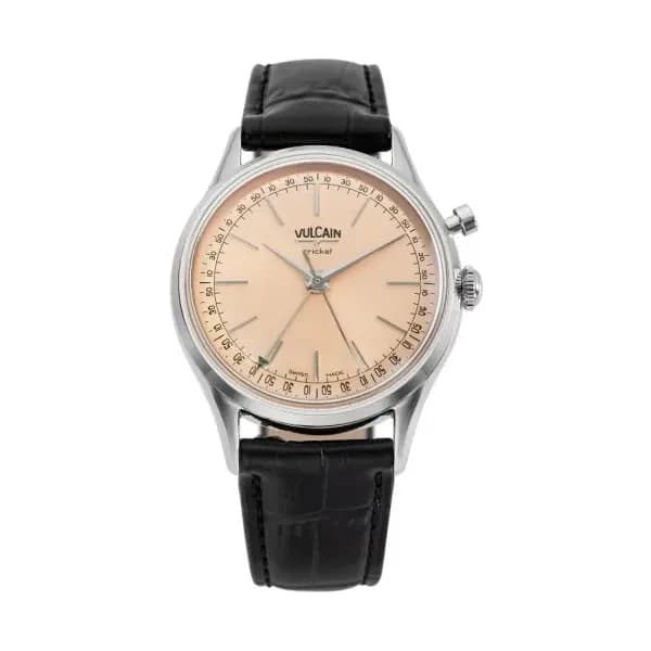 Vulcain Cricket President 39 mm - Saumon pâle