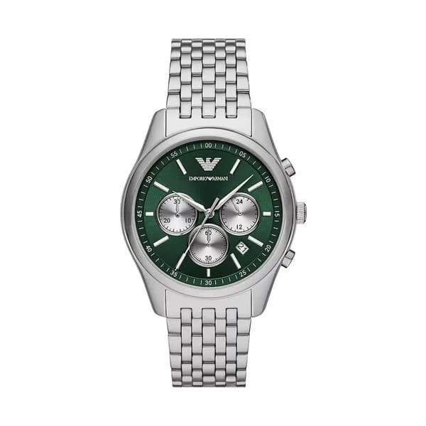 Emporio Armani Montre Emporio Armani Collection Antonio en Acier Argenté