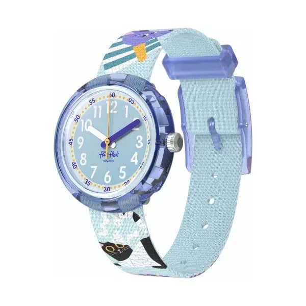 Flik Flak Montre quartz Enfant Time to discover Violet