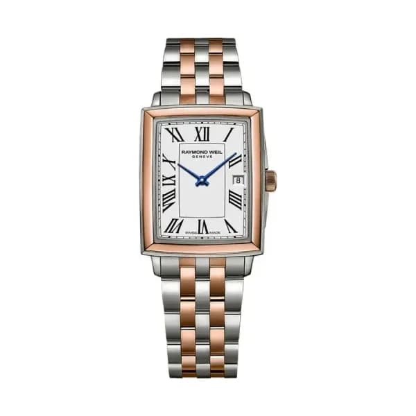 Raymond Weil Montre Toccata Square 22 x 28 mm - Cadran blanc 5925-SP5-00300