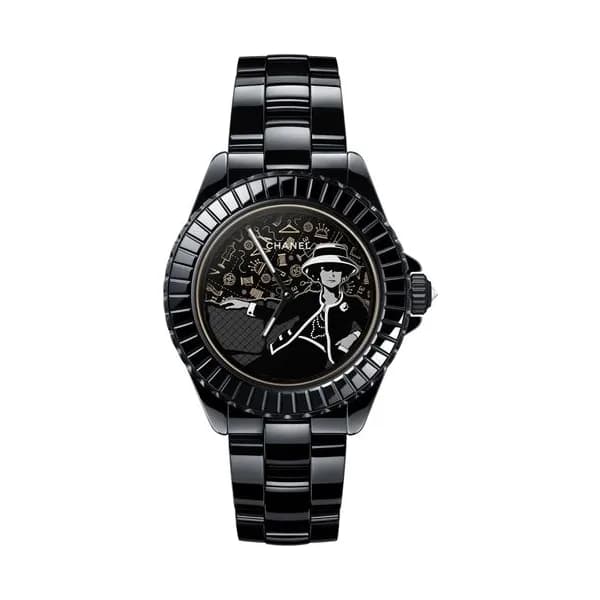 Chanel Montre Mademoiselle J12 Couture, 38 Mm