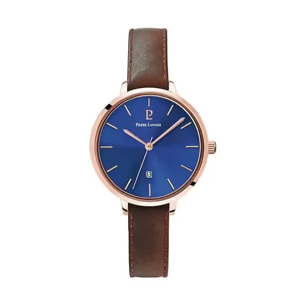 Pierre Lannier Montre Femme PIERRE LANNIER ECHO en Cuir Marron