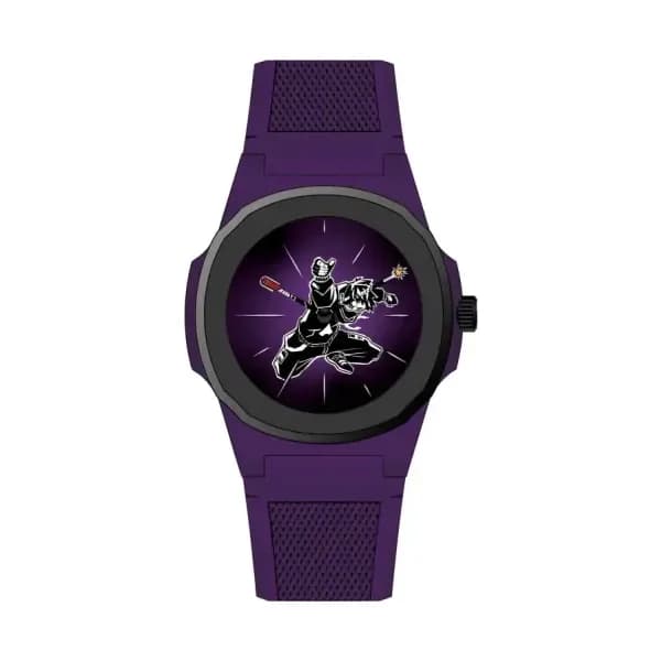 Black Corner Montre Black Dynamite Black Corner x Anka - Violet, Purple & Noir