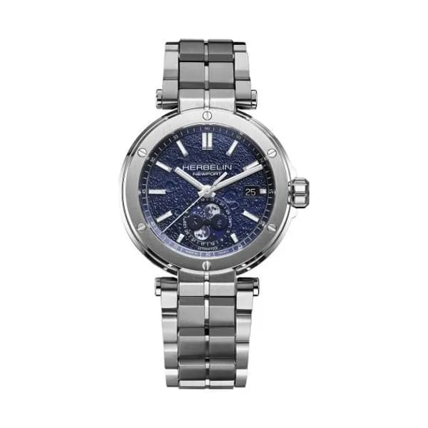 Michel Herbelin Montre Herbelin Newport Auto Phases de Lune Homme Automatique Phase de Lune - 2889B15