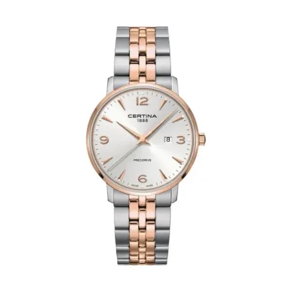 Certina Montre Certina DS Caimano Quartz Cadran Argent
