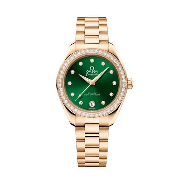Omega Seamaster 30 mm, or Moonshine™ sur or Moonshine™