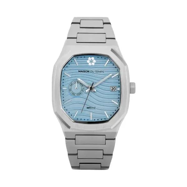 Maison du Temps Montre MTPhi Day-Date Bleu Acier