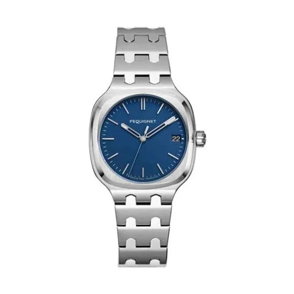 Pequignet Montre Pequignet Manufacture Concorde Calibre Initial Cadran Bleu marine - 9046473