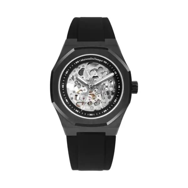 Maison du Temps Montre MTBeta Skeleton Black Edition Silicone