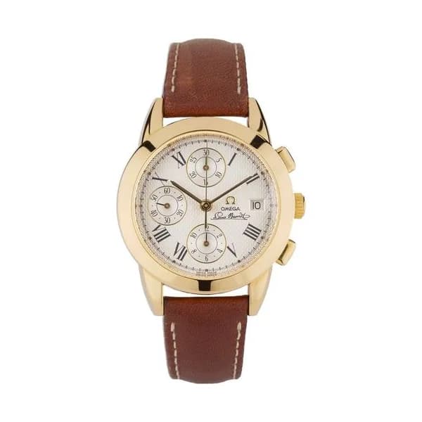 Omega Montre Omega Louis Brandt de Luxe Chronograph automatique or jaune 1995 Ref. 5331.51.00 38 mm