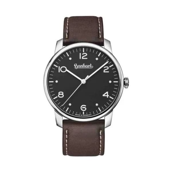 Hanhart Montre Hanhart Pioneer Silva Black Automatique diamètre 38.5 mm- 782.210-8110