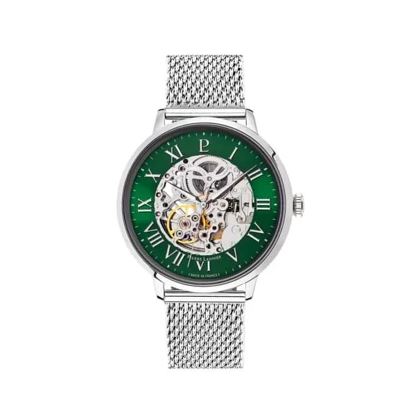Pierre Lannier Montre automatique Homme Automatic Argenté, Vert