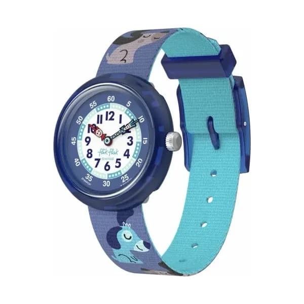 Flik Flak Montre quartz Garçon Friends fur-ever Blanc, Bleu