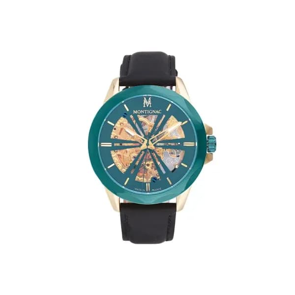 Montignac Montre automatique Homme Round Vert