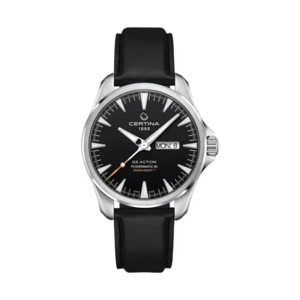 Certina Montre Certina DS Action Day Date Powermatic 80 Automatique Cadran Noir