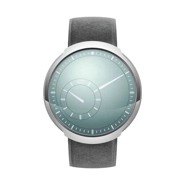 Ressence Montre Ressence Type 8 S titane automatique cadran Sage Green bracelet cuir gris 42,9 mm