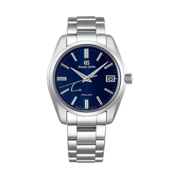 Grand Seiko Montre Grand Seiko Heritage Spring Drive cadran bleu bracelet acier 40 mm
