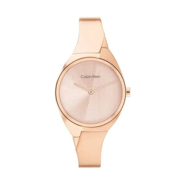 Calvin Klein Montre Calvin Klein Collection Sculptural Charming en Acier et PVD Doré Rose